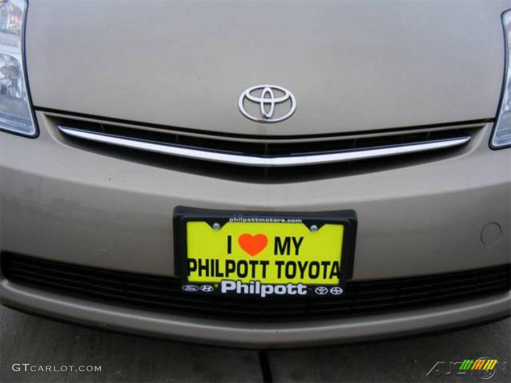 2006 Prius Hybrid - Driftwood Pearl / Beige photo #54