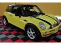 2002 Liquid Yellow Mini Cooper Hardtop  photo #1