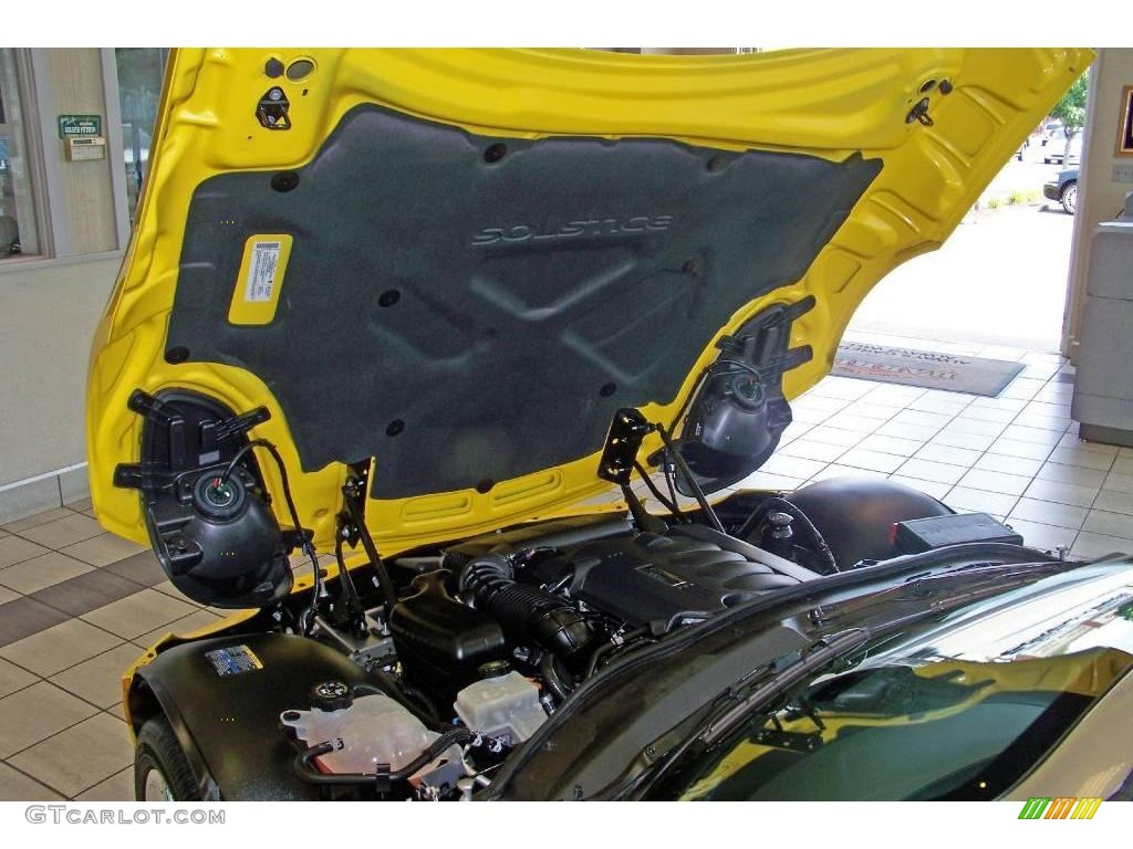 2007 Solstice Roadster - Mean Yellow / Ebony photo #27