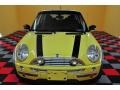 2002 Liquid Yellow Mini Cooper Hardtop  photo #2