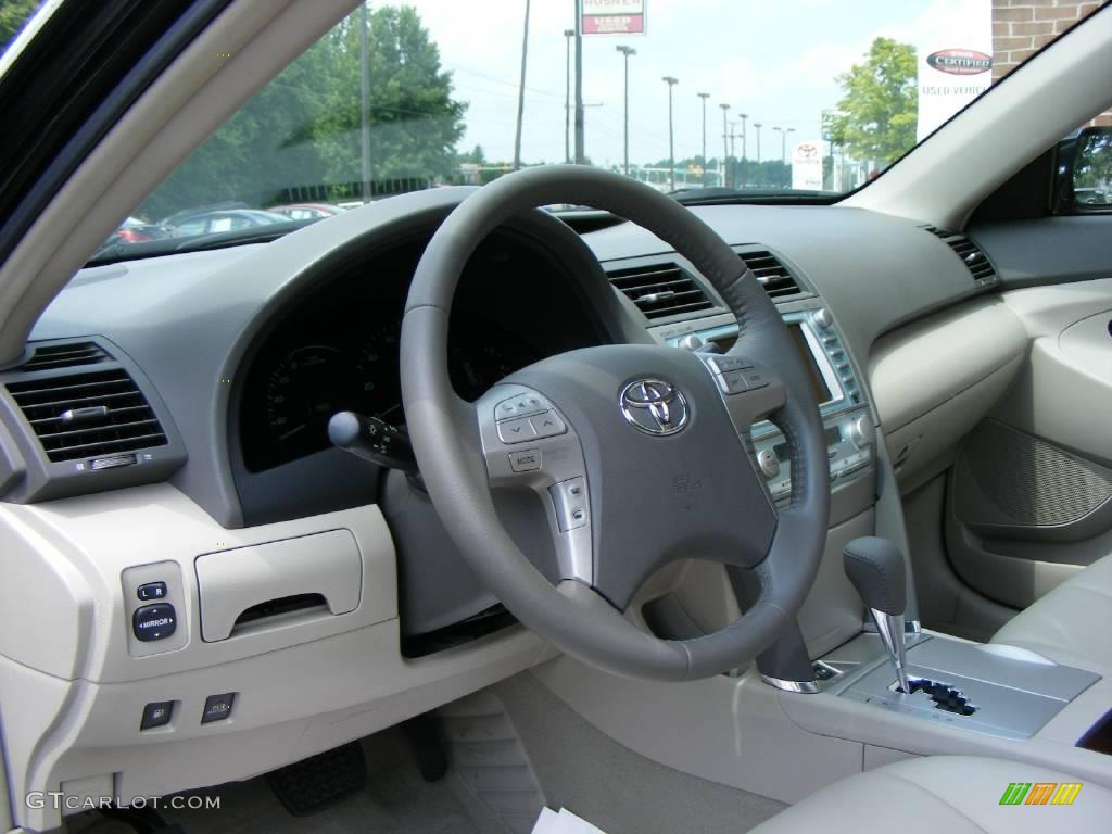 2007 Camry Hybrid - Black / Bisque photo #5