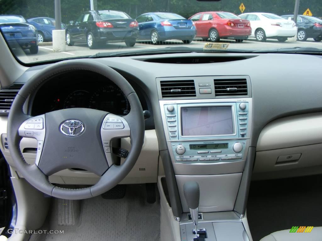 2007 Camry Hybrid - Black / Bisque photo #13