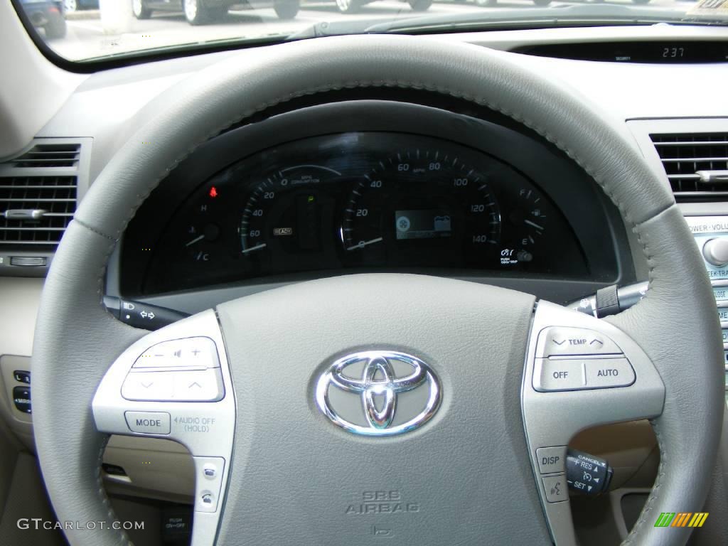 2007 Camry Hybrid - Black / Bisque photo #14