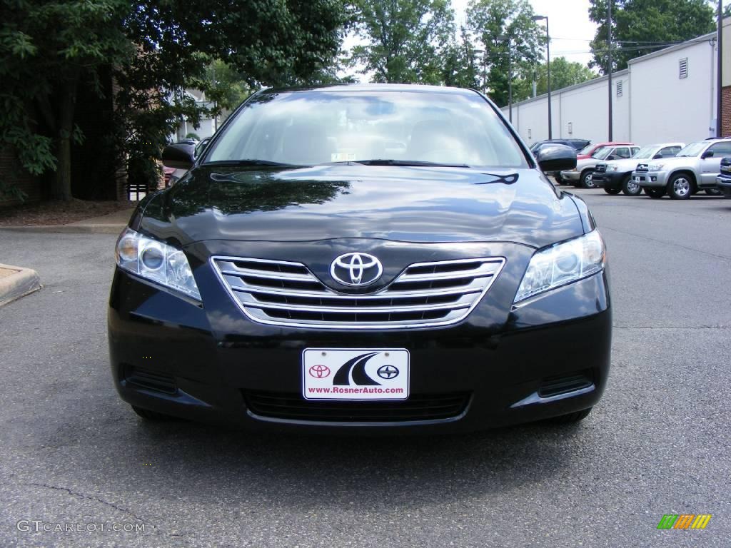 2007 Camry Hybrid - Black / Bisque photo #20