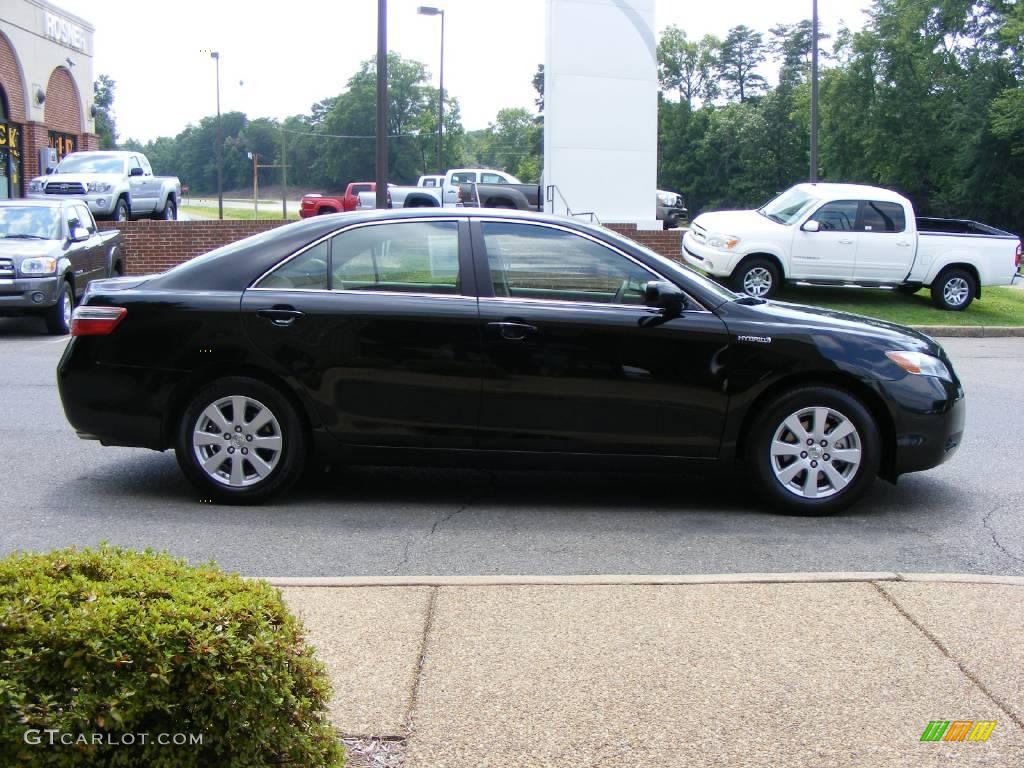 2007 Camry Hybrid - Black / Bisque photo #23