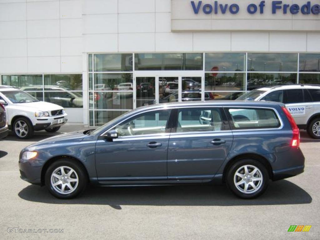 2008 V70 3.2 - Barents Blue Metallic / Sandstone Beige photo #2