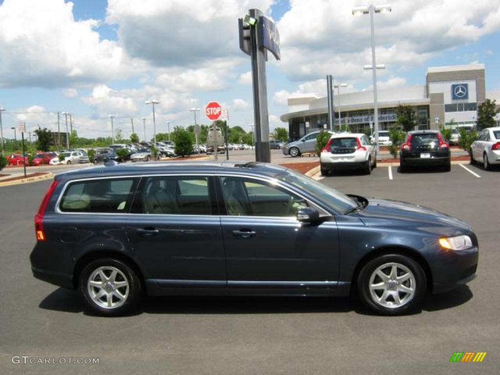 2008 V70 3.2 - Barents Blue Metallic / Sandstone Beige photo #6