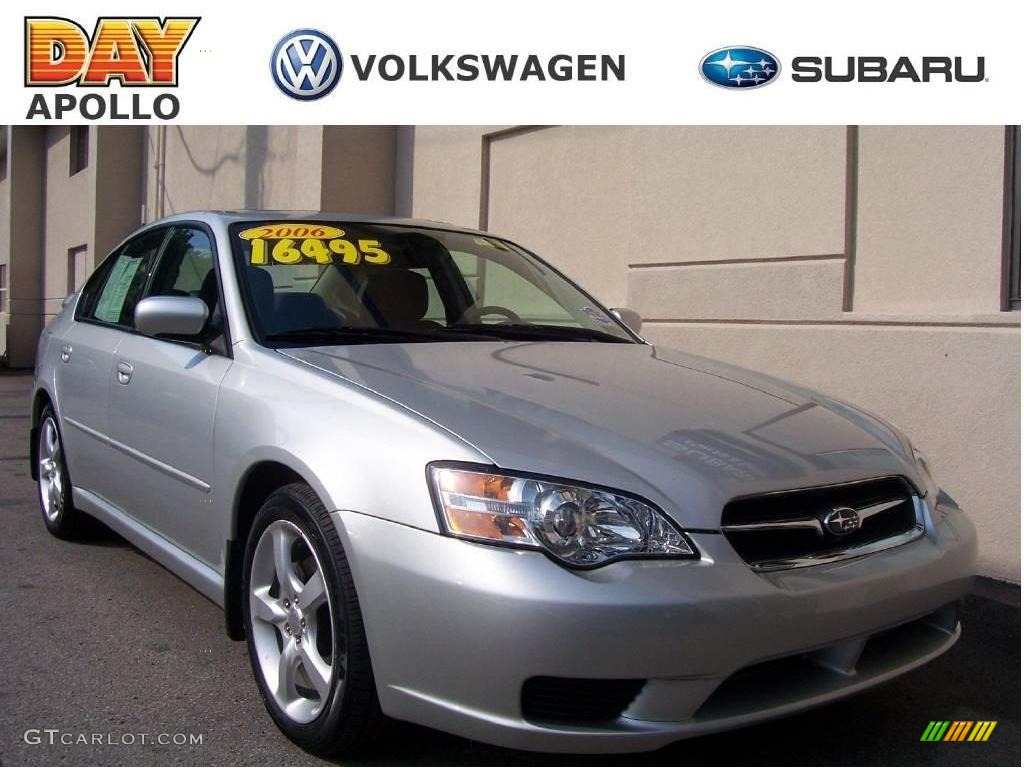 Brilliant Silver Metallic Subaru Legacy