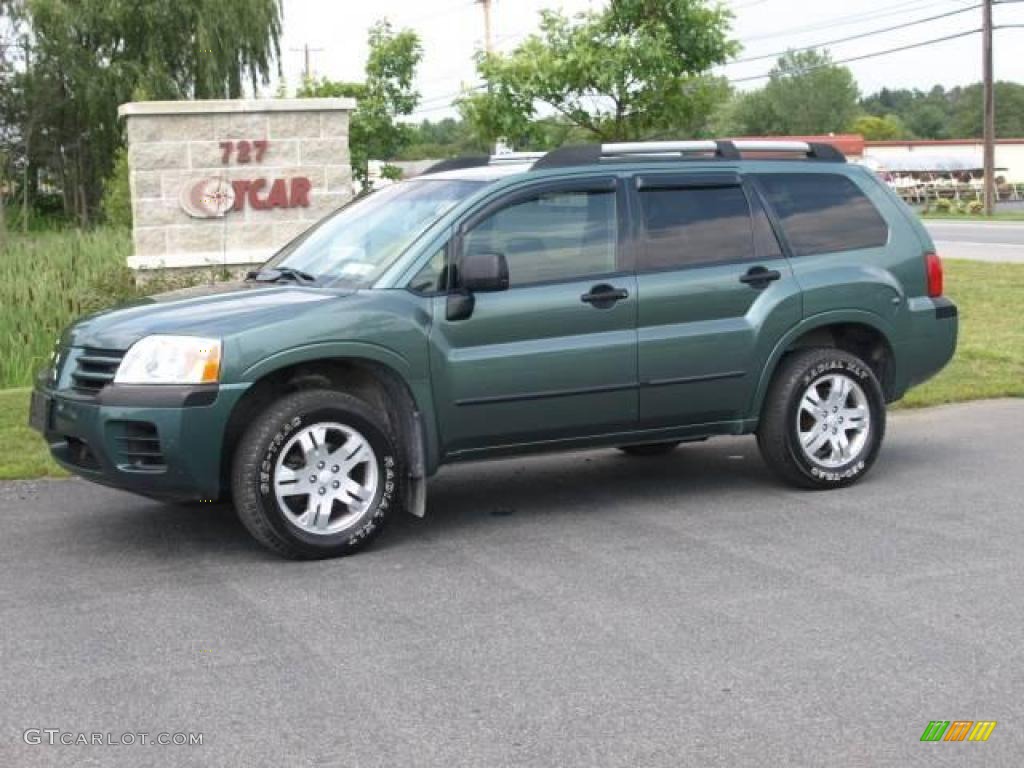 2004 Endeavor LS AWD - Machine Green Metallic / Charcoal Gray photo #1