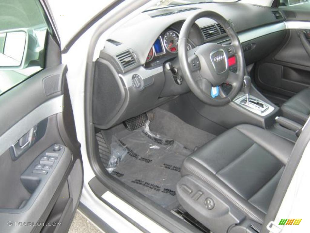 2008 A4 2.0T Sedan - Light Silver Metallic / Black photo #12