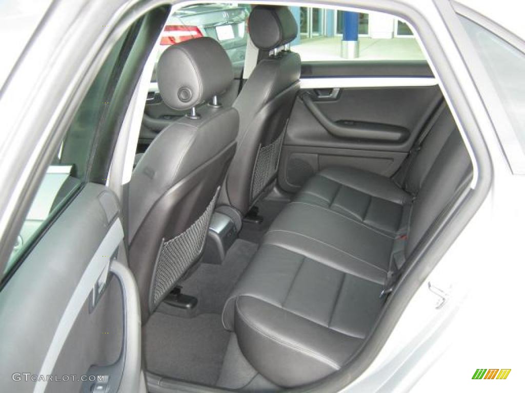 2008 A4 2.0T Sedan - Light Silver Metallic / Black photo #13