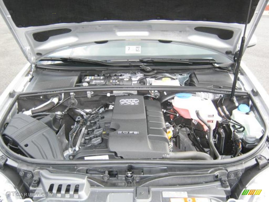 2008 A4 2.0T Sedan - Light Silver Metallic / Black photo #20