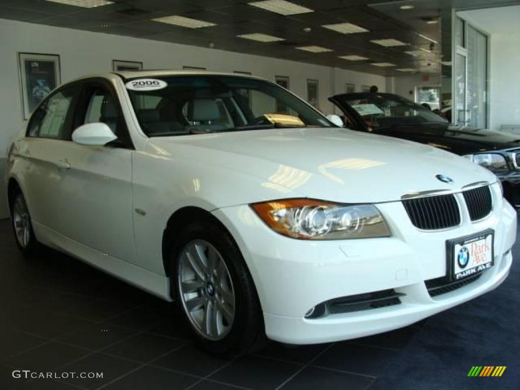 2006 3 Series 325xi Sedan - Alpine White / Grey photo #2