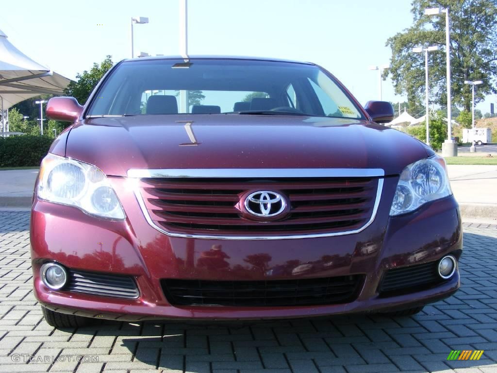 2008 Avalon Touring - Cassis Red Pearl / Dark Charcoal photo #8