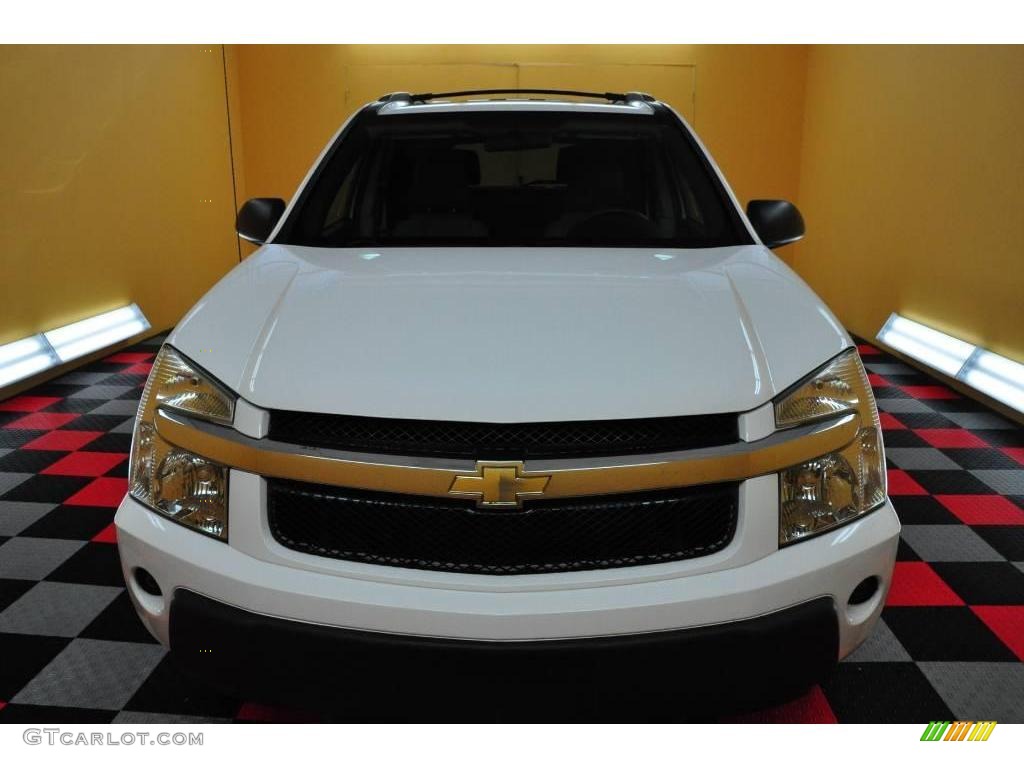 2005 Equinox LS AWD - Summit White / Light Gray photo #2