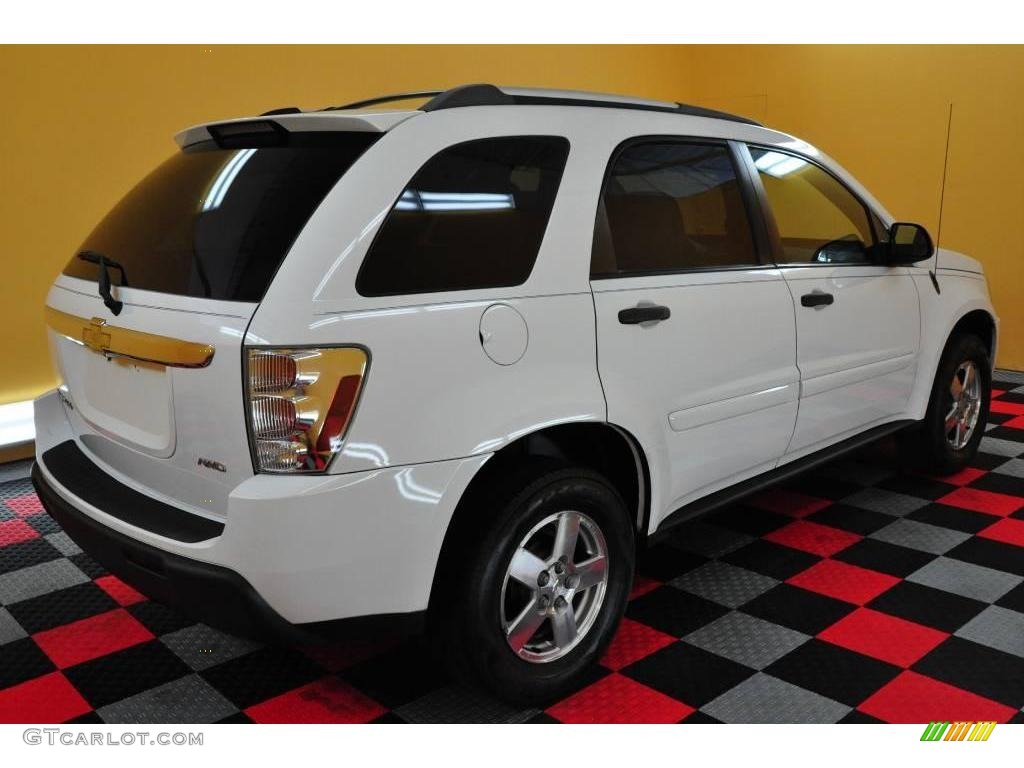 2005 Equinox LS AWD - Summit White / Light Gray photo #6