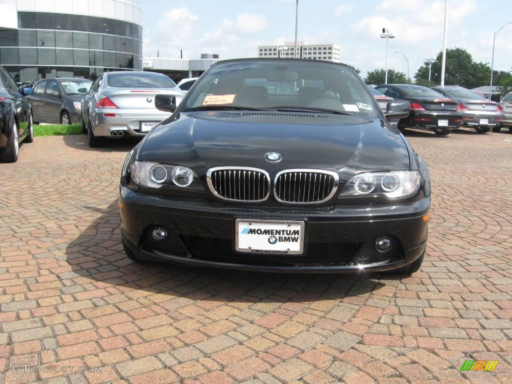 2006 3 Series 330i Convertible - Jet Black / Black photo #3