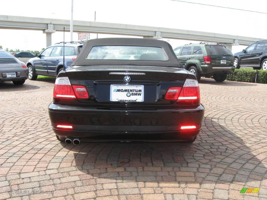 2006 3 Series 330i Convertible - Jet Black / Black photo #10