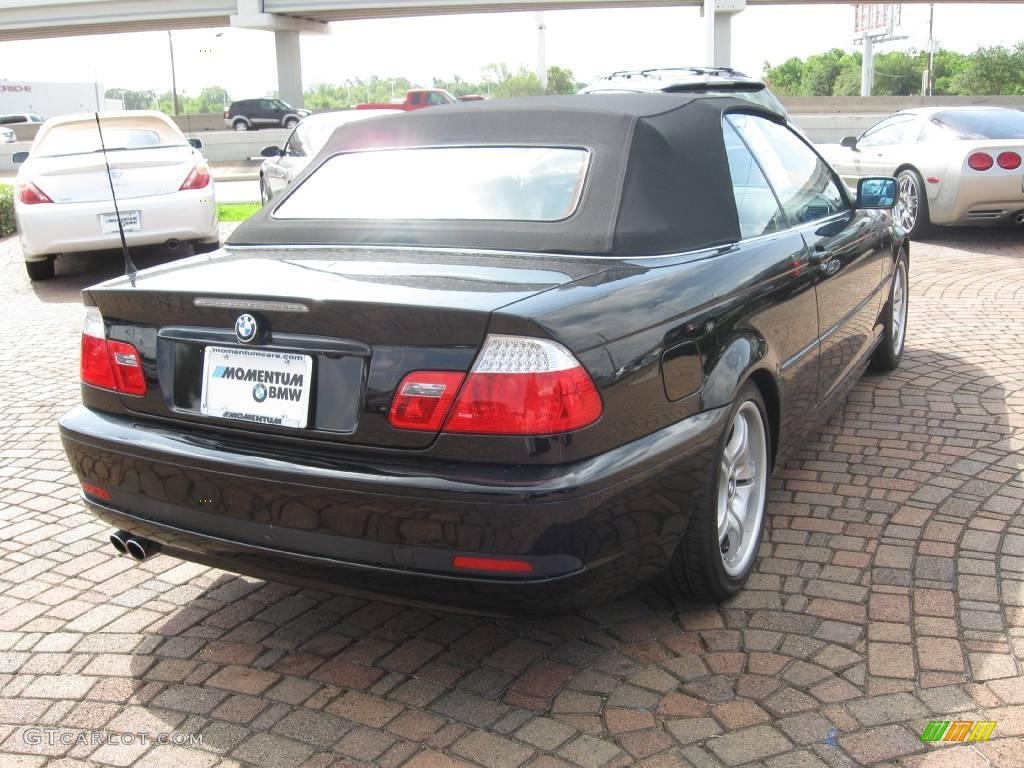 2006 3 Series 330i Convertible - Jet Black / Black photo #11