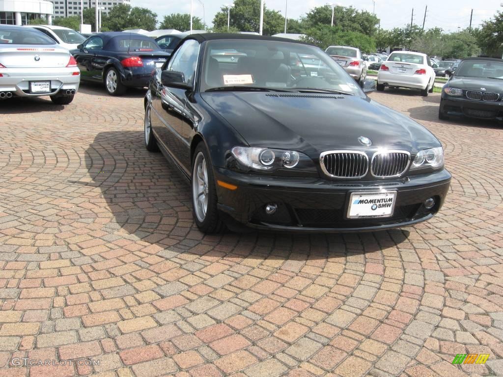 2006 3 Series 330i Convertible - Jet Black / Black photo #15