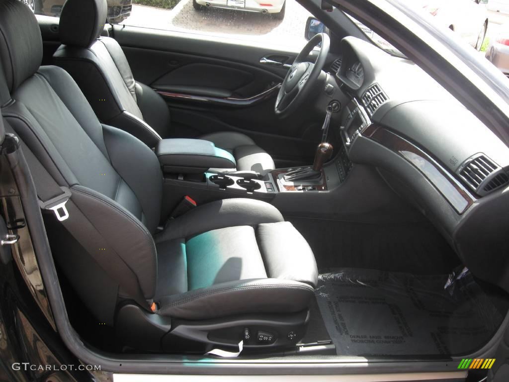 2006 3 Series 330i Convertible - Jet Black / Black photo #16