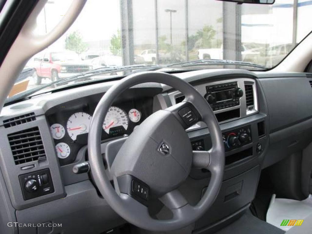 2008 Ram 1500 Big Horn Edition Quad Cab 4x4 - Bright Silver Metallic / Medium Slate Gray photo #10