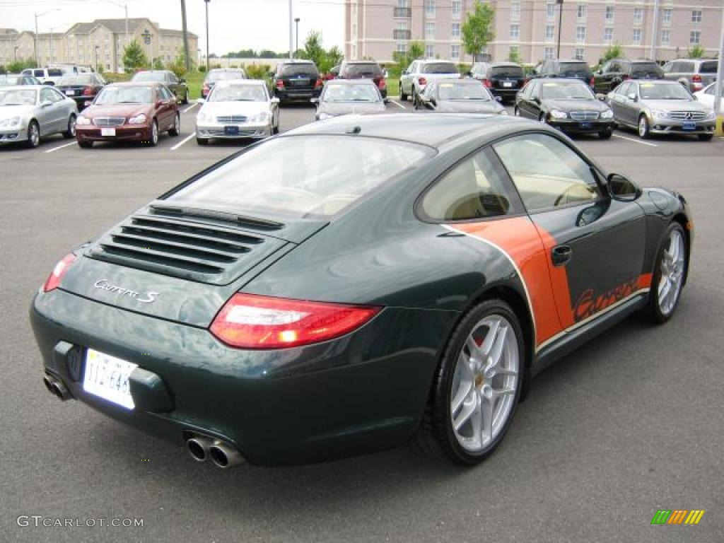 2009 911 Carrera S Coupe - Porsche Racing Green Metallic / Sand Beige photo #5