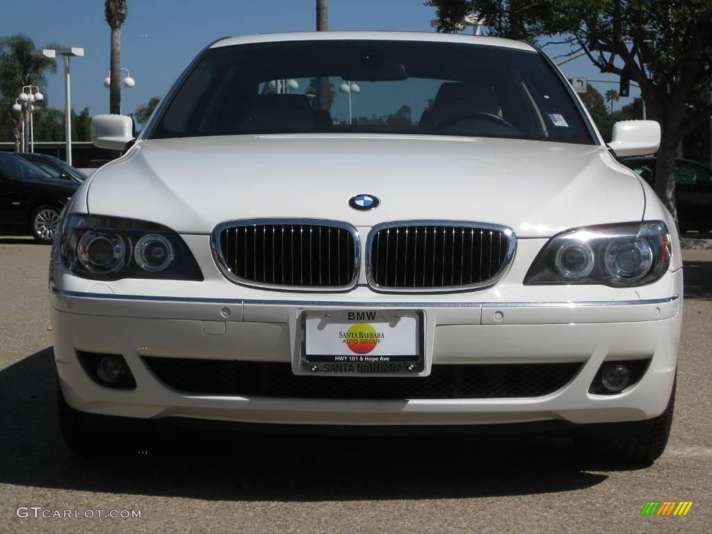 2006 7 Series 750Li Sedan - Alpine White / Black/Cream Beige photo #2