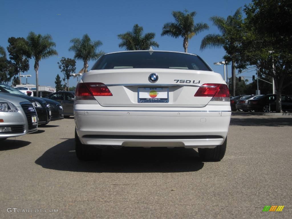 2006 7 Series 750Li Sedan - Alpine White / Black/Cream Beige photo #5