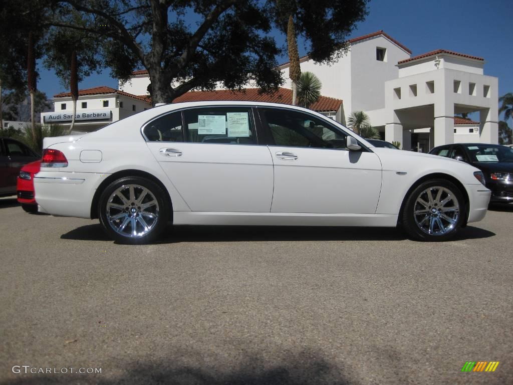 2006 7 Series 750Li Sedan - Alpine White / Black/Cream Beige photo #7