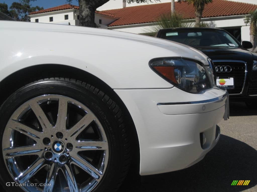 2006 7 Series 750Li Sedan - Alpine White / Black/Cream Beige photo #13