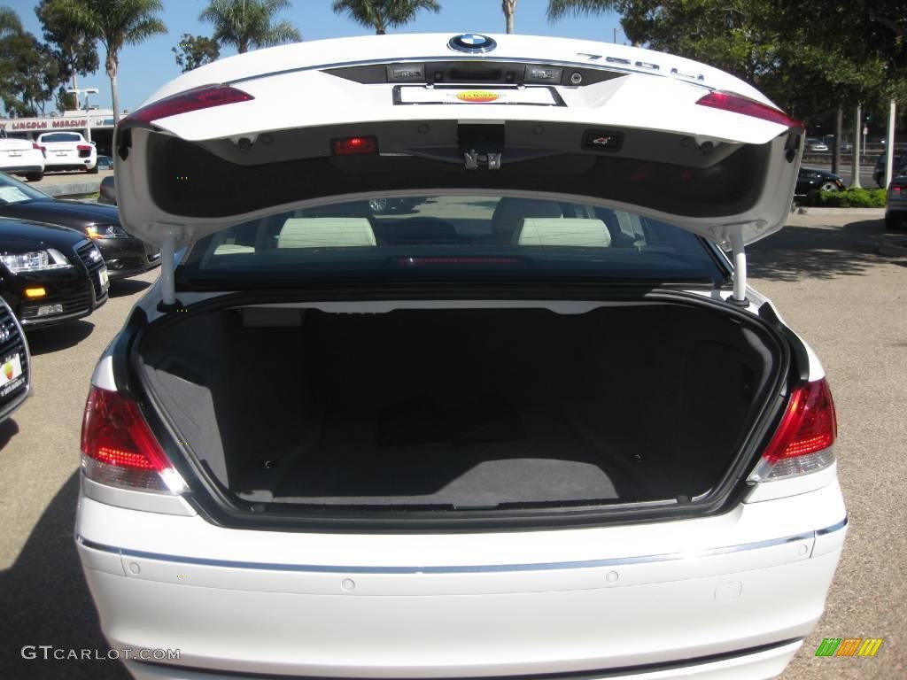 2006 7 Series 750Li Sedan - Alpine White / Black/Cream Beige photo #17