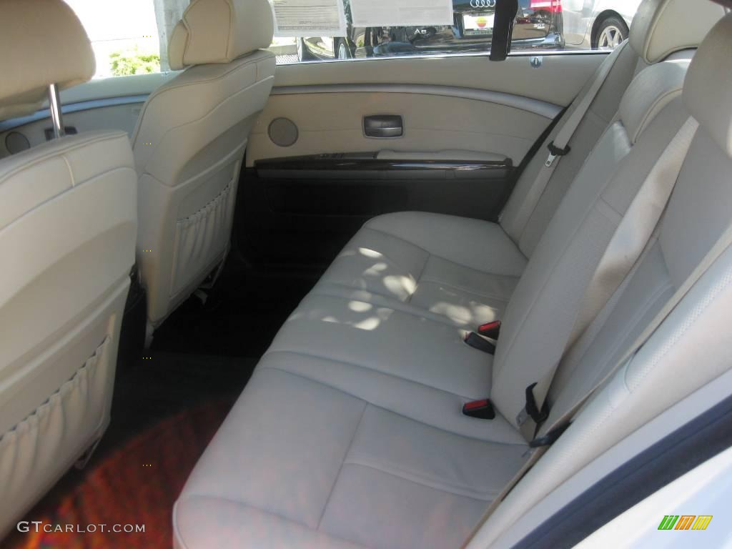 2006 7 Series 750Li Sedan - Alpine White / Black/Cream Beige photo #28