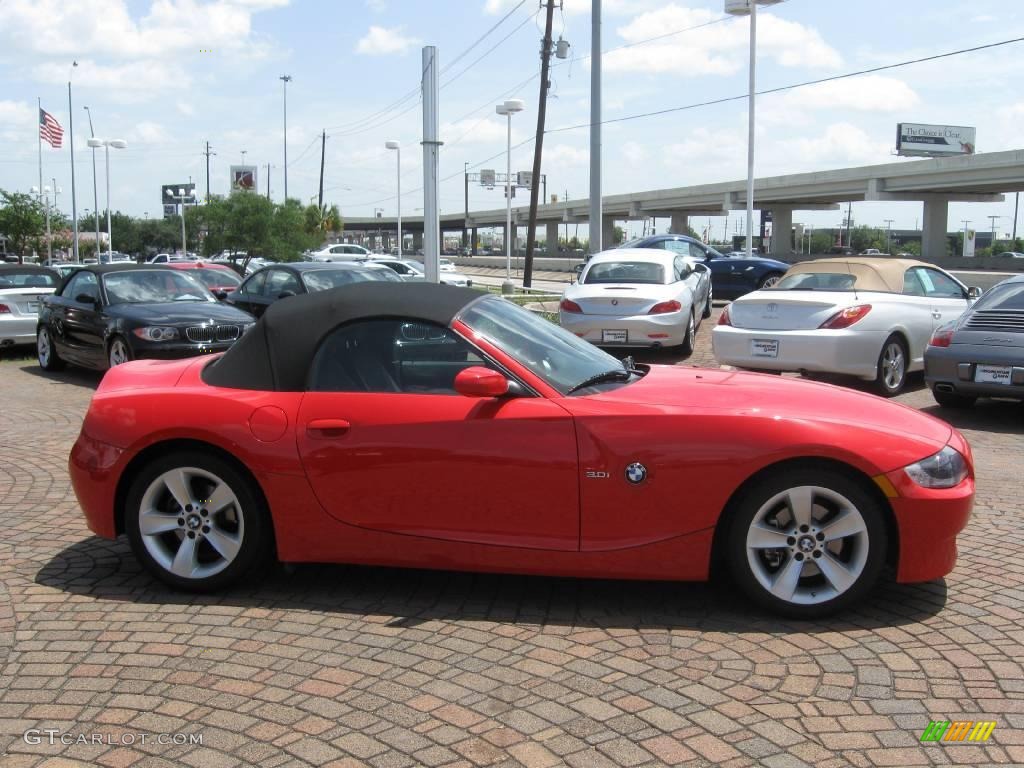 2006 Z4 3.0i Roadster - Bright Red / Black photo #13