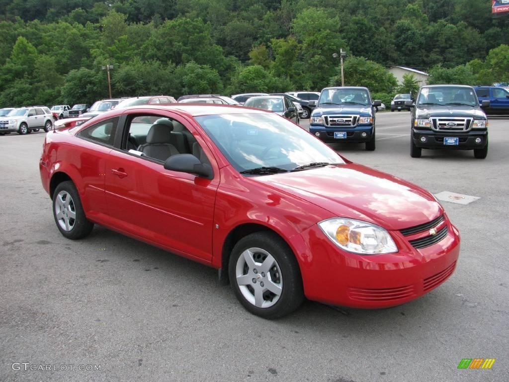 2006 Cobalt LS Coupe - Victory Red / Gray photo #4