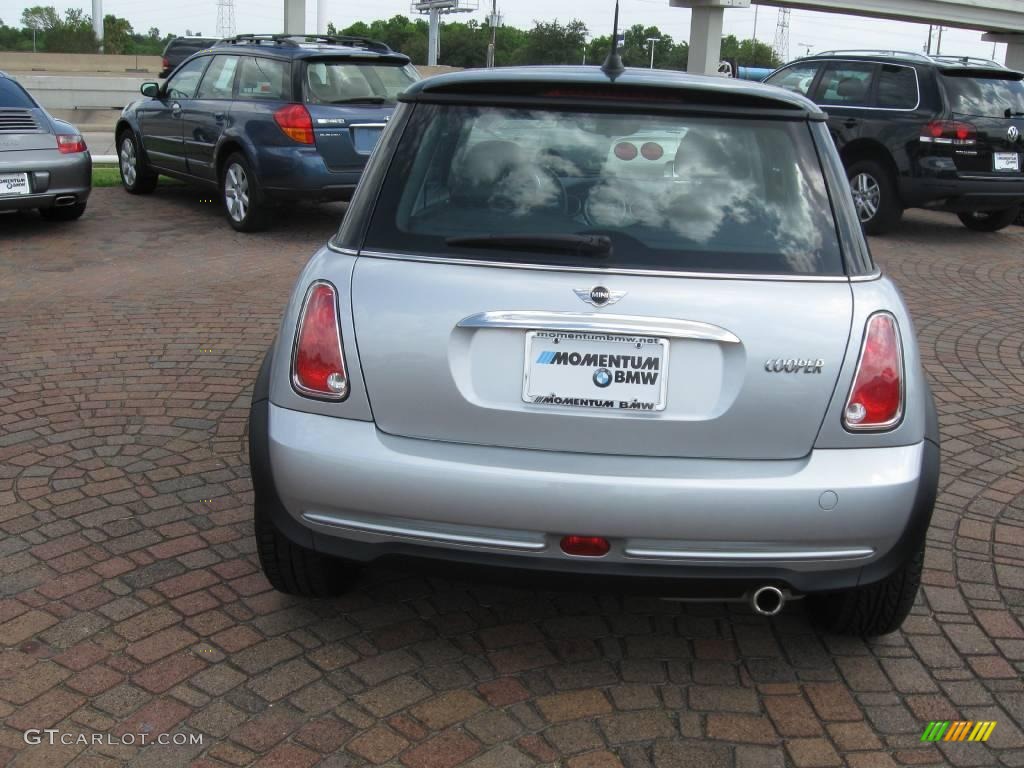 2006 Cooper Hardtop - Pure Silver Metallic / Panther Black photo #10