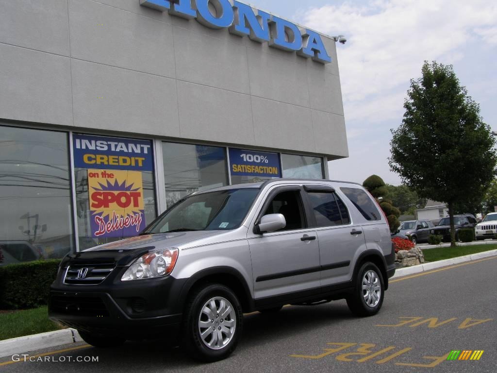 2006 CR-V EX 4WD - Alabaster Silver Metallic / Black photo #1