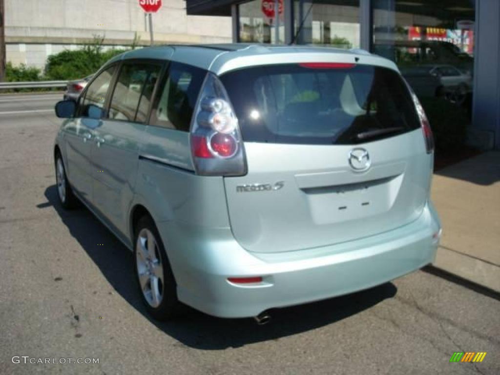 2007 MAZDA5 Sport - Stellar Greensilver Metallic / Black photo #2