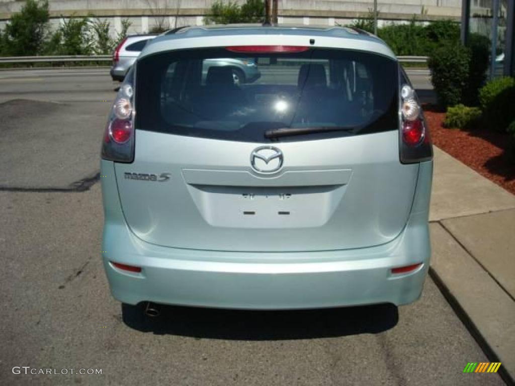 2007 MAZDA5 Sport - Stellar Greensilver Metallic / Black photo #3