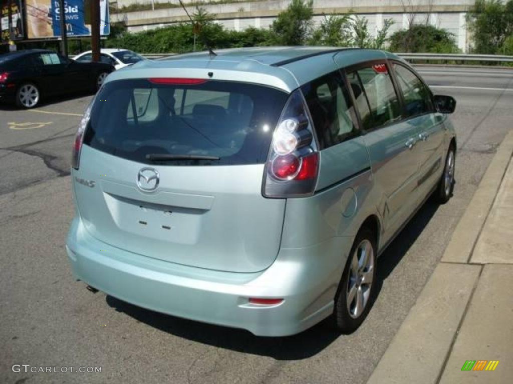 2007 MAZDA5 Sport - Stellar Greensilver Metallic / Black photo #4