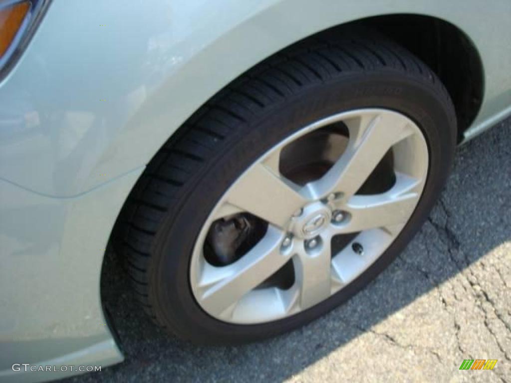 2007 MAZDA5 Sport - Stellar Greensilver Metallic / Black photo #7