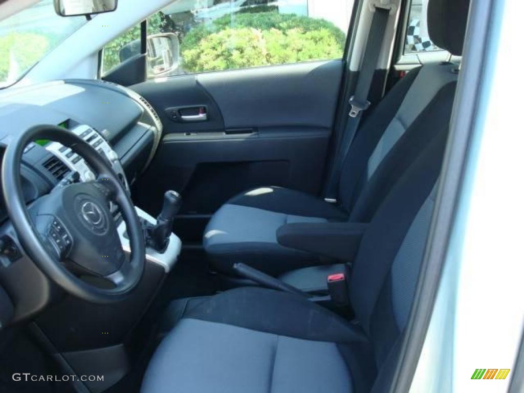 2007 MAZDA5 Sport - Stellar Greensilver Metallic / Black photo #8