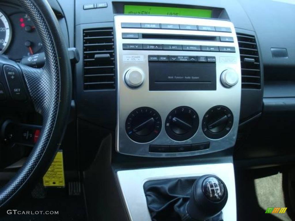 2007 MAZDA5 Sport - Stellar Greensilver Metallic / Black photo #13