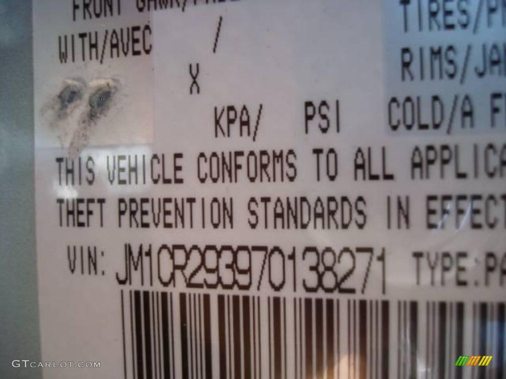 2007 MAZDA5 Sport - Stellar Greensilver Metallic / Black photo #14