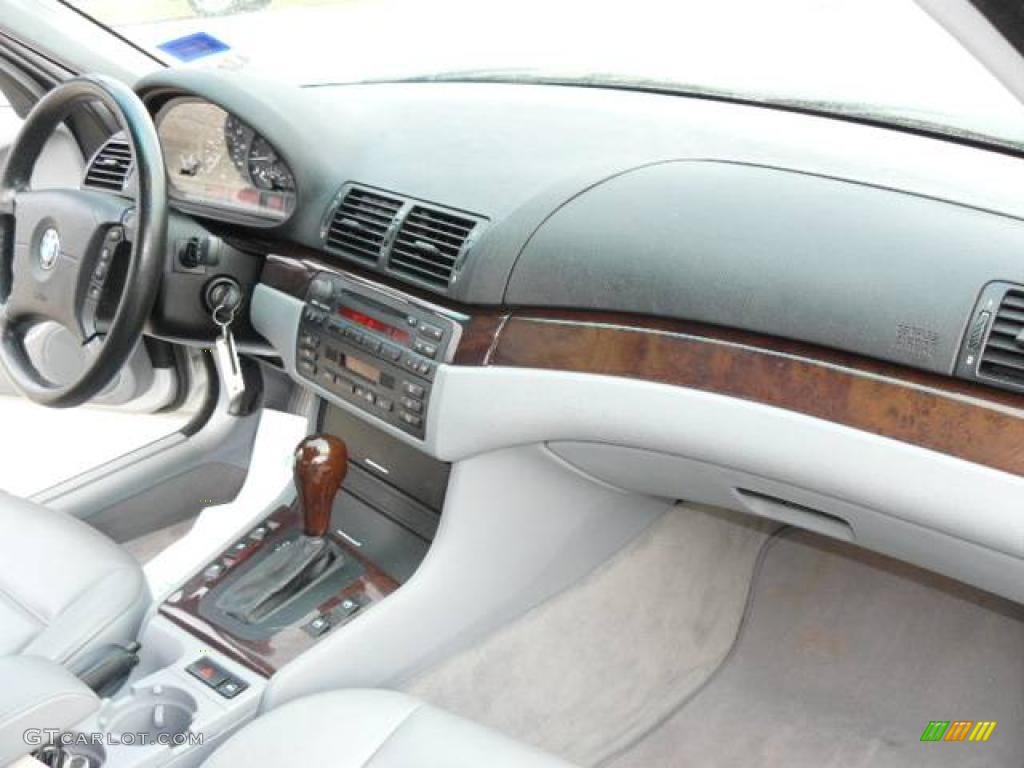 2003 3 Series 325i Sedan - Titanium Silver Metallic / Grey photo #14
