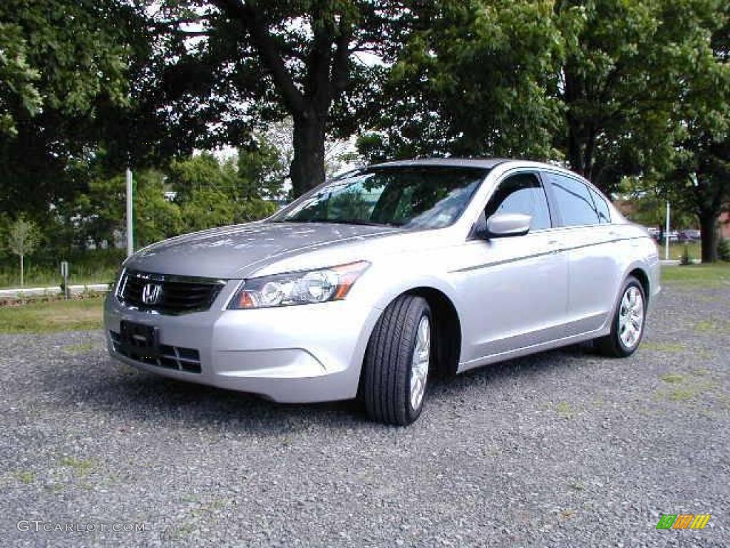 2008 Accord EX-L Sedan - Alabaster Silver Metallic / Black photo #1