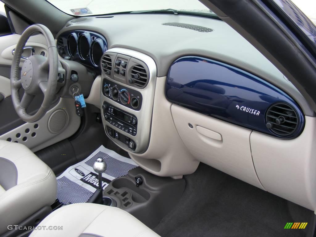 2005 PT Cruiser GT Convertible - Midnight Blue Pearl / Taupe/Pearl Beige photo #23