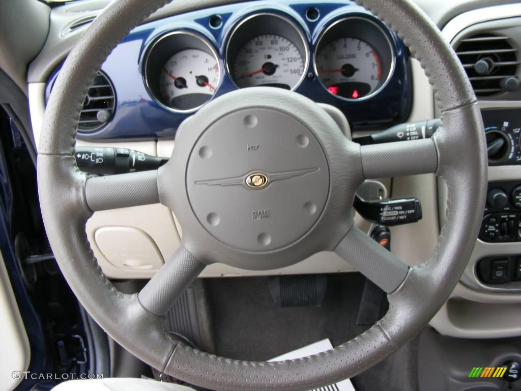 2005 PT Cruiser GT Convertible - Midnight Blue Pearl / Taupe/Pearl Beige photo #36