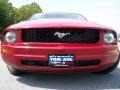 2008 Dark Candy Apple Red Ford Mustang V6 Deluxe Coupe  photo #3