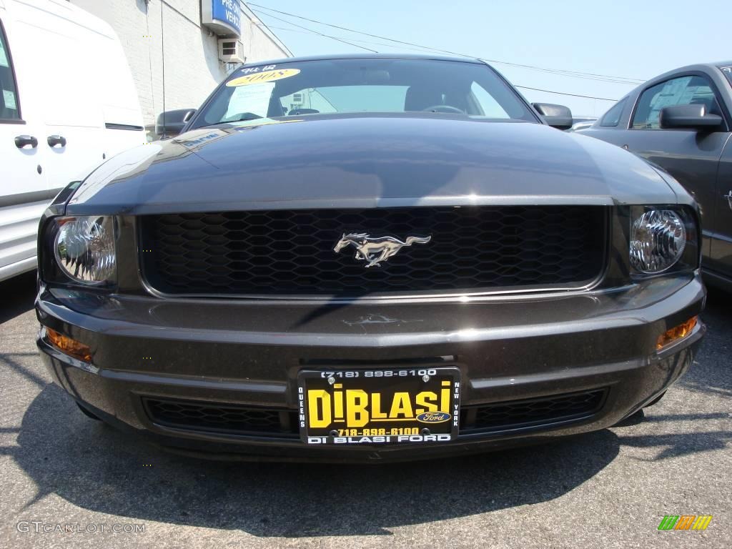 2008 Mustang V6 Premium Coupe - Alloy Metallic / Dark Charcoal photo #2